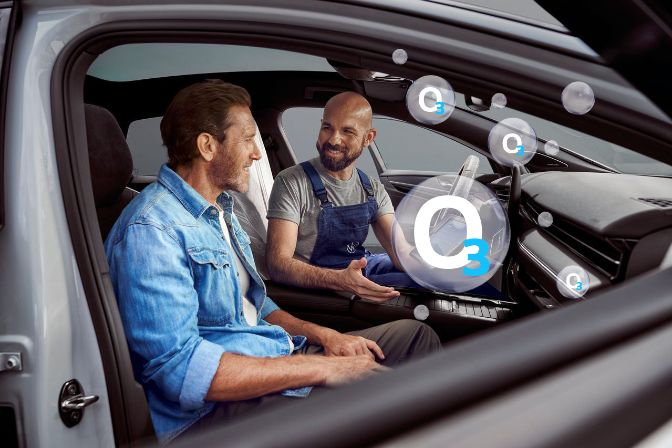 Озонування салону авто